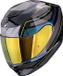 Scorpion Exo-391 Leo Integraalhelm - Zwart/grijs/blauw - Maat L