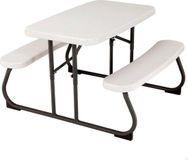 Lifetime Kindertafel Opvouwbaar - Picknickset voor binnen en buiten - Creme