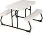 Lifetime Kindertafel Opvouwbaar - Picknickset voor binnen en buiten - Creme