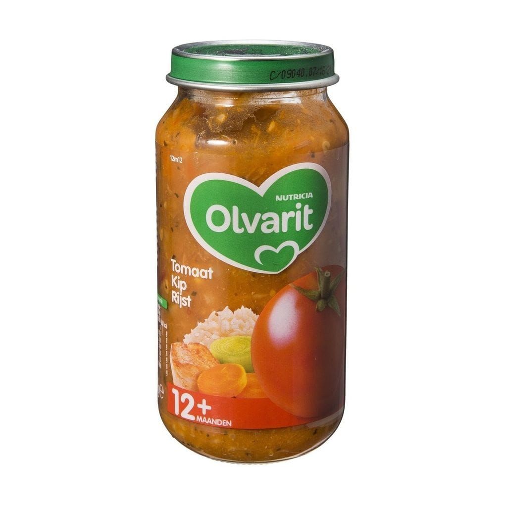 Olvarit 12m+ Tomaat Kip Rijst - 200g