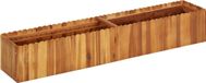 Maison Exclusive - Jardinière surélevée pour jardin, dimensions 150 x 30 x 25 cm, en bois massif d'acacia