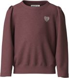 NAME IT - NMFVIMA LS NREG SWEAT BRU - Meisjes - Sweaters - Maat 116 - Katoen/Polyester - Lange mouw - Wild Ginger