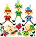 Baker Ross AX398 Elf Kerstboom Decoratie Set- Pak Van 5, Creatieve Kerstmis Knutselspullen Voor De Kinderen Om Te Maken En Te Versieren