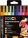 Posca Uni POSCA marqueur de peinture PC-3M | 1 | 5 mm | étui de 8 pièces en couleurs Pop assorties