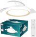 Philips LED Philips Bliss Plafondventilator met LED-lamp, 3 Intrekbare Bladen, 106 cm Spanwijdte, 4500 Lumen, Instelbaar Wit Licht van 3000K tot 6500K, Dimbaar tot 5%, Inclusief Afstandsbediening, Goud
