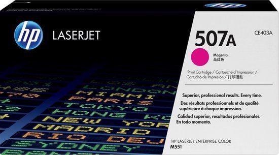 HP 507A Magenta Toner Cartridge - Original
