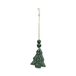 Bol Suspension, porcelaine, sapin de Noël, vert