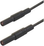 SKS Hirschmann MLS SIL GG 200/1 Veiligheidsmeetsnoer 2 m Zwart