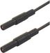 SKS Hirschmann MLS SIL GG 200/1 Veiligheidsmeetsnoer 2 m Zwart