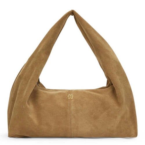 JOSH V Imelda kaki suède handtas