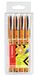 Stabilo Portemonnee zwart, blauw, groen, rood, 4 stuks - rollerball pennen