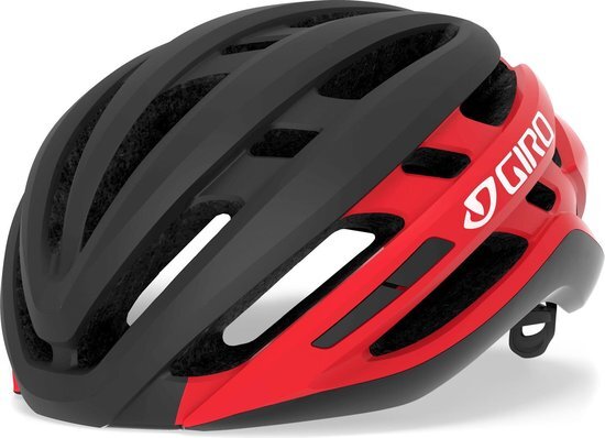 Giro Agilis Helm, matte black/bright red