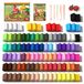 Argile polymère - 100 couleurs - Pâte à modeler - Avec 18 outils