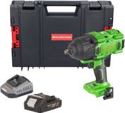 Procraft PWA80bb accu-slagmoersleutel 20 V 1600 Nm 1/2" borstelloos + 1x accu 2,0 Ah + oplader + RHINO-gereedschapskoffer