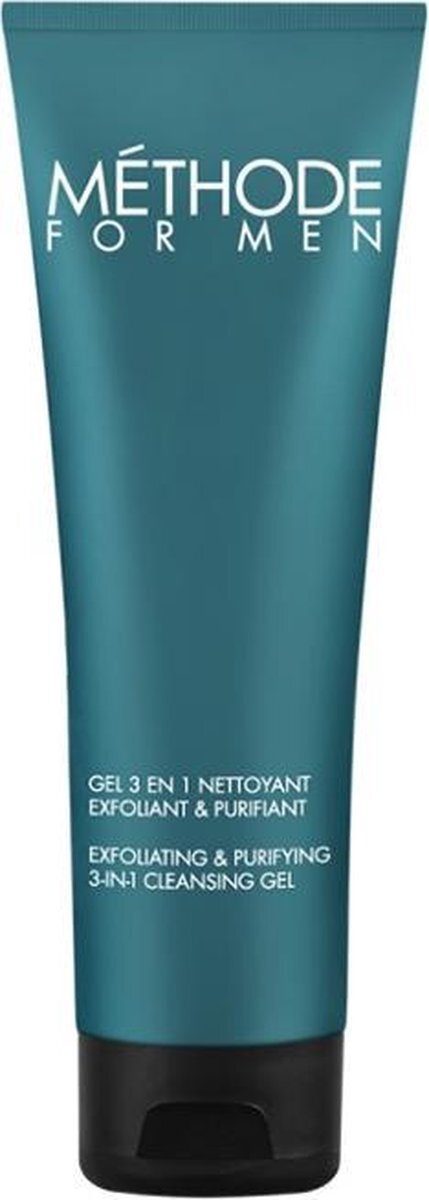 Jeanne Piaubert Méthode For Men Gel 3en1 Nettoyant Exfoliant & Purifiant 125 M