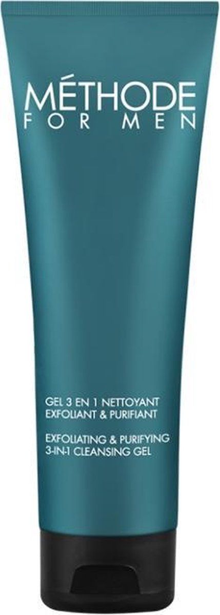 Jeanne Piaubert Méthode For Men Gel 3en1 Nettoyant Exfoliant & Purifiant 125 ml