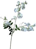 Merkloos Roberts Collection kunstbloem sweet pea spray 76cm wit decoratie bloem.