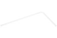 Alphacool 18566 Tube pour Watercooling HardTube 13/10mm 60cm Coudé 90° Transparent