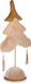 Krist+ Kerstboom Polair 12 x 43 x 22 cm Beige Gouden Hout