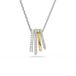 Swarovski Hyperbola Ketting - Zilverkleur/Goudkleur - 45 cm