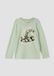 s.Oliver T-shirt à manches longues pour garçon, vert sauge, taille 128/134