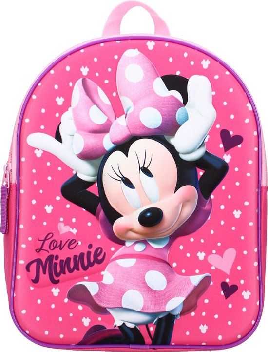 Minnie Mouse Rugzak Roze - 32x26x11cm - Kinderen