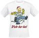 Die Simpsons The Simpsons Ho Ho Doh T-shirt - wit - S