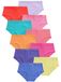 NEXT Meisje Set van 10 hipsters | Kind, medium taillehoogte
