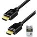 LogiLink HDMI AV Anschlusskabel [1x HDMI-Stecker - 1x HDMI-Stecker] 2 m Schwarz