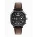 Lee Cooper LC07003.352 - Montre - Analogique - Homme - Bracelet en cuir - Marron - Argenté - Noir