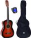 LaPaz Guitare classique 3/4 - incl. housse et accordeur - LaPaz 002 - Marron