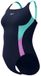 Speedo Shaping Solid Splice Maillot de bain Bleu UK 42 Femme