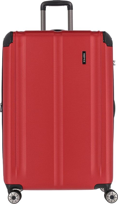 Travelite City - Hardcase Reiskoffer - 77cm - Rood