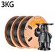 StarTech Glitter PLA filament - 3D-printer filament - 1,75 mm diameter - Perfect opgerold - Geschikt voor FDM 3D-printers en 3D-pennen - 3 kg - Zwart