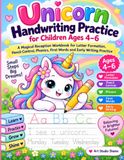 Unicorn Handwriting Practice for Children Ages 4–6