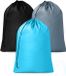 Sac à cordon sans marque - S - 3 pièces - 90*60CM - Noir+Gris+Bleu ciel