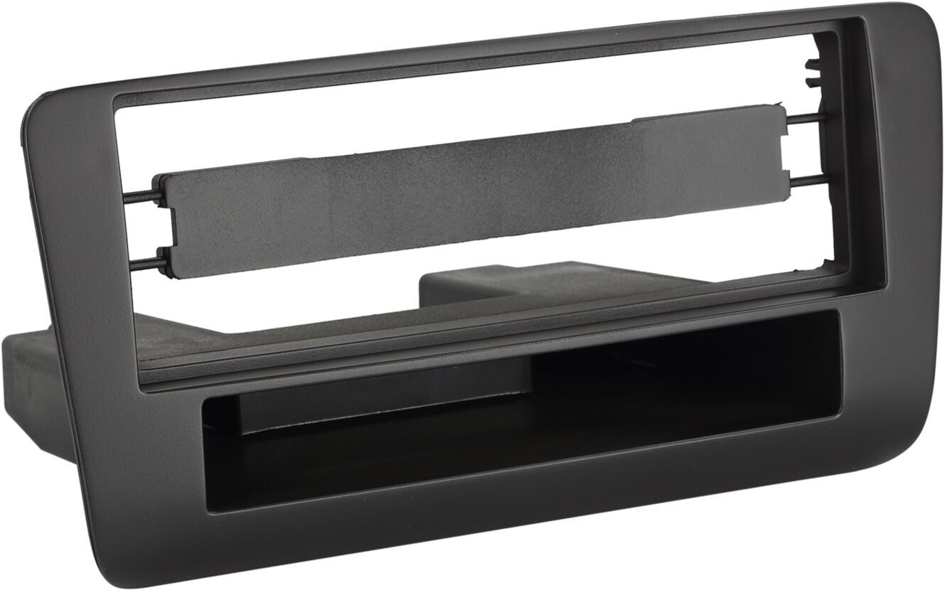 1-DIN Paneel met aflegbakje voor Audi A1 (2010-2018) - Zwart