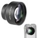 NEEWER HD 105 mm macrolens alleen voor 17 mm draad achterplaat, compatibel met SmallRig NEEWER iPhone Samsung telefoonkooi hoesje met 17 mm lensadapter, 46 mm voordraad, LS-26