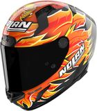 Nolan X-804 RS Ultra Carbon Replica Iannone Helm - Rood/zwart - XS