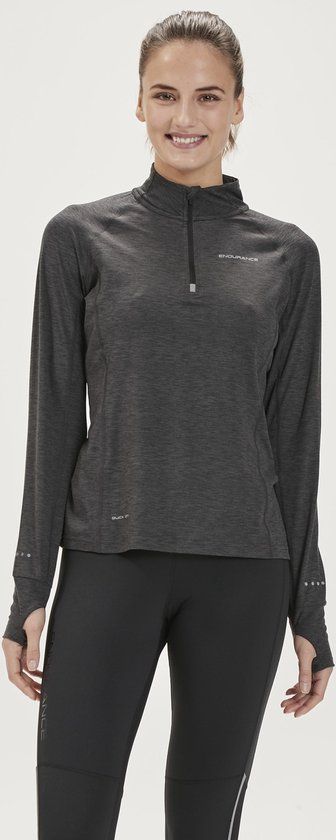 ENDURANCE CANNA V2 PERFORMANCE - Dames - Maat M - Zwart-gemêleerd