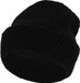 Sarlini - Bonnet femme - côtelé - Taille unique - Noir