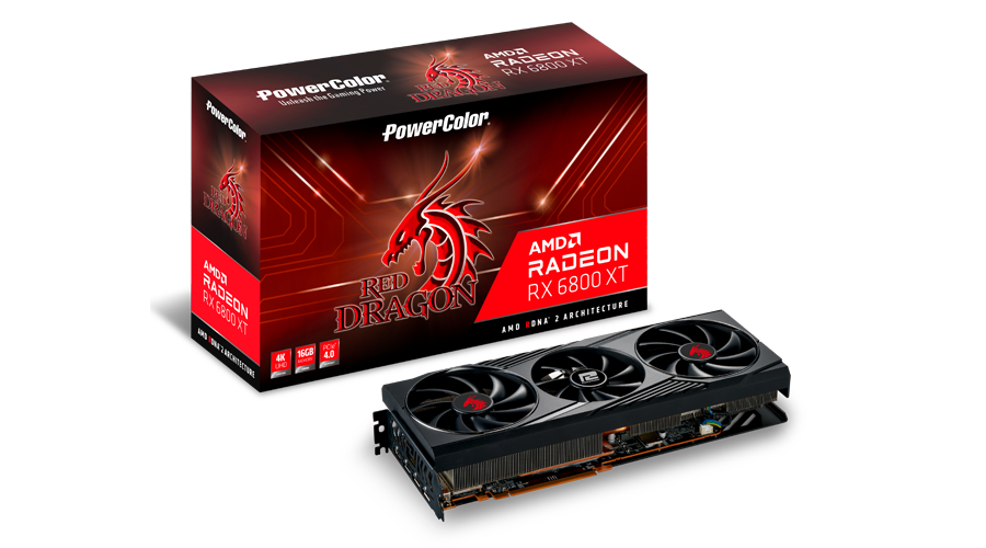 PowerColor Red Dragon AXRX 6800XT 16GBD6-3DHR/OC