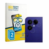 BROTECT - Screenprotector voor Fairphone 6 Plus (ALLEEN Camera) - Folie Beschermfolie transparant 2 Stuks