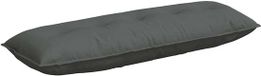 vidaXL Coussin de dossier gris foncé 140 x 19 x 50 cm tissu