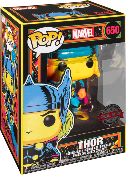 Funko POP! Vinyl Marvel Black Light