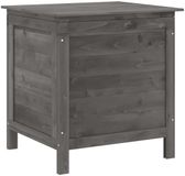 vidaXL Tuinbox 50x49x56,5 cm massief vurenhout antracietkleurig