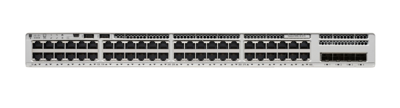 Cisco Catalyst 9200L C9200L-48T-4X-E - Netwerk switch - Grijs