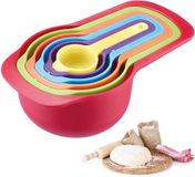 Westmark Set van 6 maatlepels, inhoud: 7,5/15/60/85/125/250 ml, kunststof, BPA-vrij, Matroschka, gekleurd, 30582270