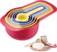 Westmark Set van 6 maatlepels, inhoud: 7,5/15/60/85/125/250 ml, kunststof, BPA-vrij, Matroschka, gekleurd, 30582270