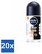 NIVEA MEN 20 x Black & White Ultimate Impact Deodorant Roller 50 ml - Voordeelverpakking